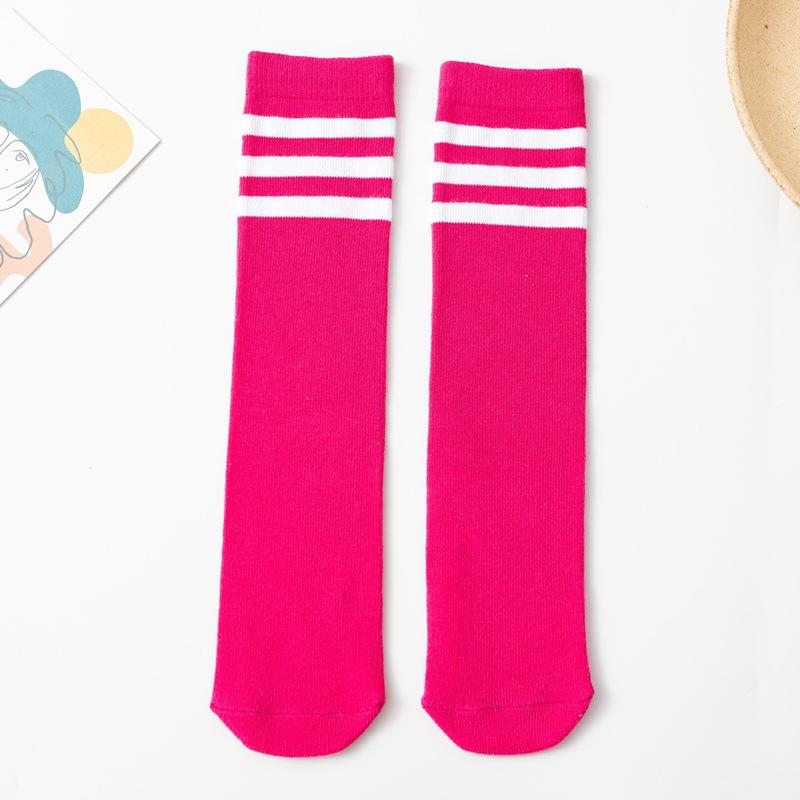 Chaussettes Couleurs Bonbon Pois pour Enfants Tout-Petits Garçons Filles Chaussettes Épaissies Étudiants Enfants 2 to 10 year pink