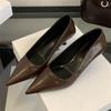 Fashion Eiyken Sexy Spring Autumn Shallow Pointed Toe Women Pumps Elegant Thin Low Heels Stripper Prom Dress Ladies Shoes