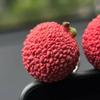 4 Pieces Fruit Car Dashboard Decorations Gifts Accessories Mini Center Console Ornaments for Office