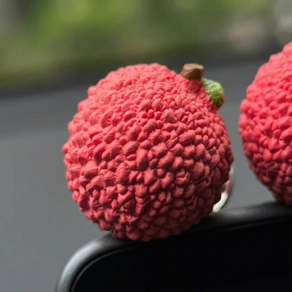 4 Pieces Fruit Car Dashboard Decorations Gifts Accessories Mini Center Console Ornaments for Office