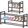 Sturdy Expandable Shoe Shelf With Folding Feature Great For Small Spaces And Apartment Use