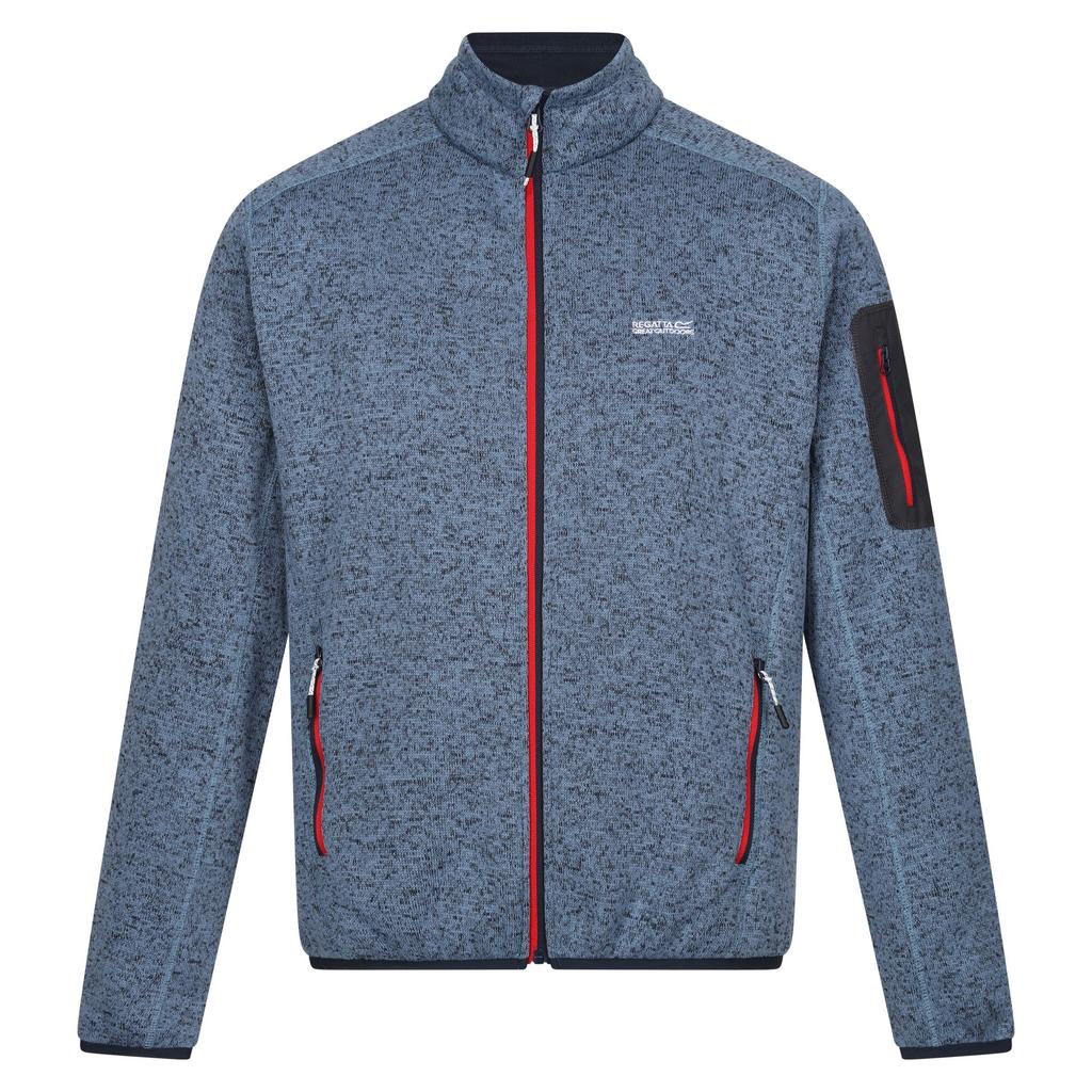 Regatta Mens Newhill Marl Full Zip Fleece Jacket