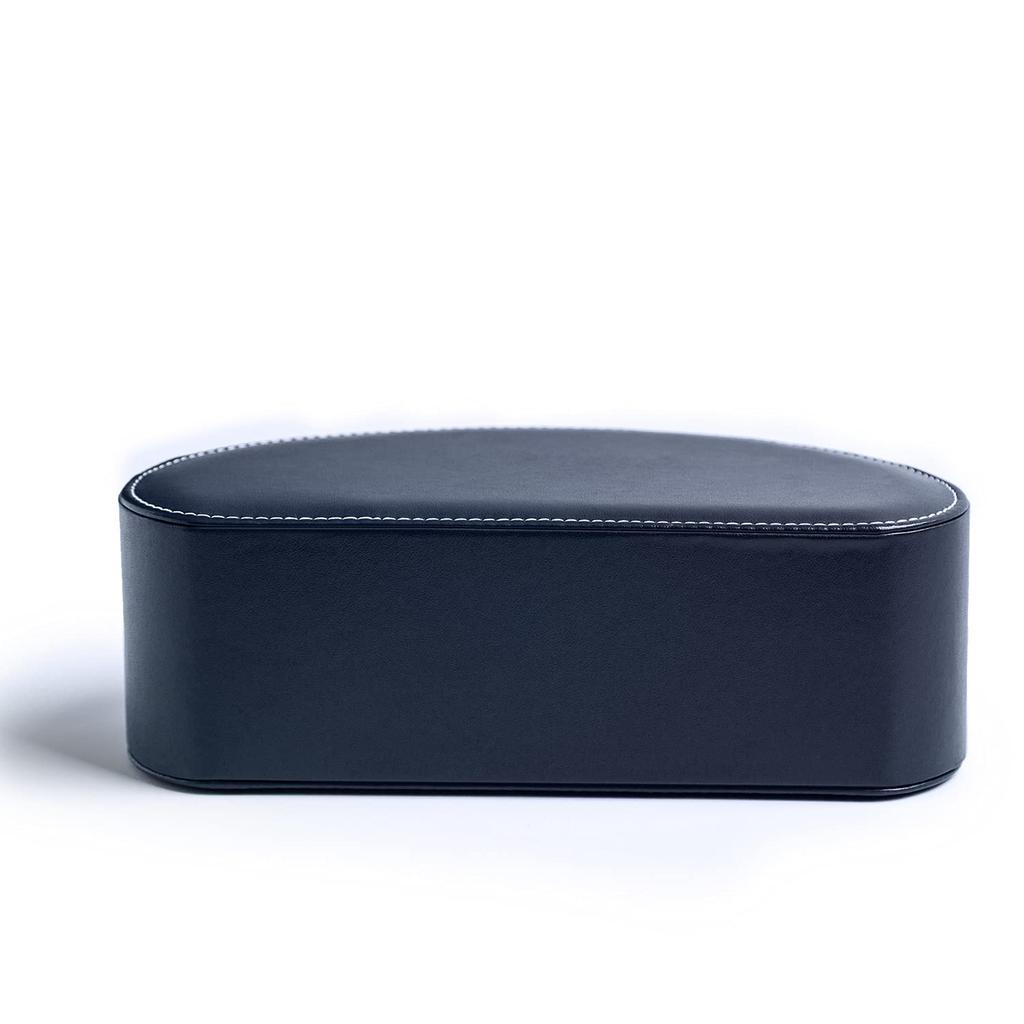 Stylish, Waterproof, Multi-functional Remote Control Rack with PU Leather, 5 Compartments, and a Multi-functional Remote Control Stand. Ideal for