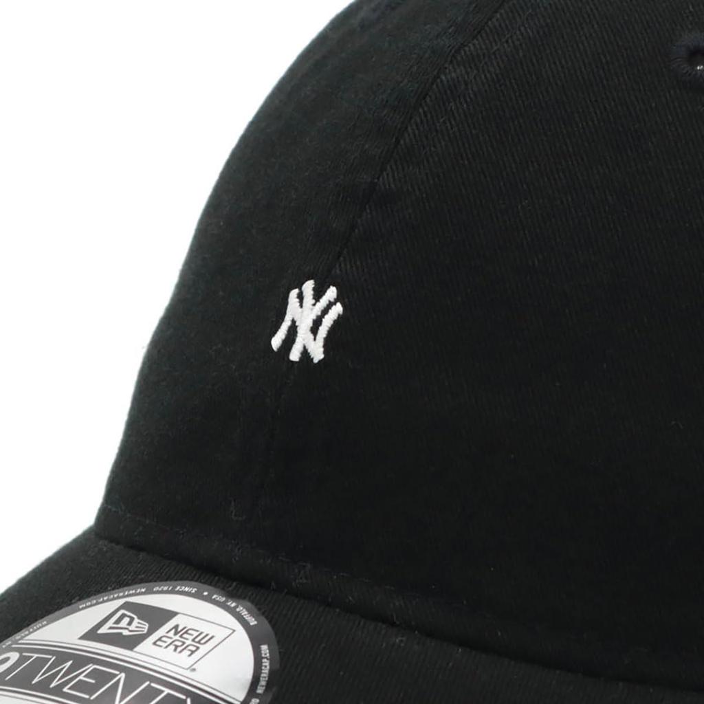 New Era 9TWENTY Cap MLB New York Yankees NY Black Micro Logo ONSPOTZ Exclusive and 920 Stylish Streetwear Travel Sun Gift (14551030 N840TW267) Men's
