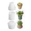 Creative Silicone Vase Planter Mold Practical Planter and Flower Holders Crafting Resin Mold for Garden Enthusiasts
