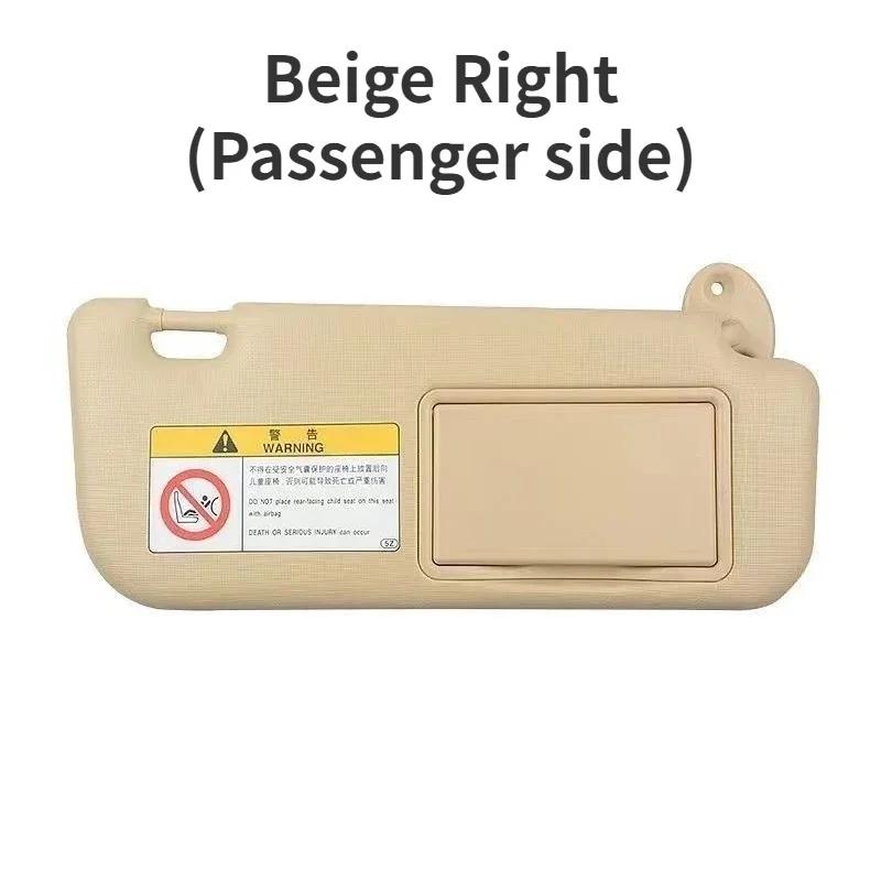 Car Front Left / Right Sun Visor Panel Sunvisor with Makeup Mirror Replacement For Toyota Corolla E160 E170 2014 2015 2016 2017