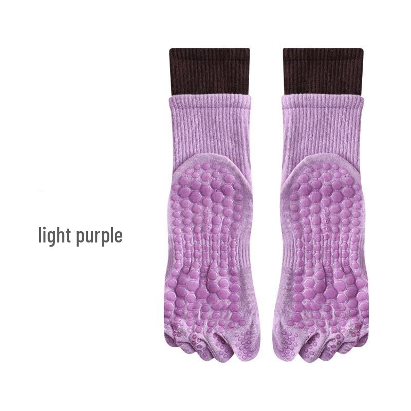 Junbie Women s Five-Toe Yoga Pilates Socks