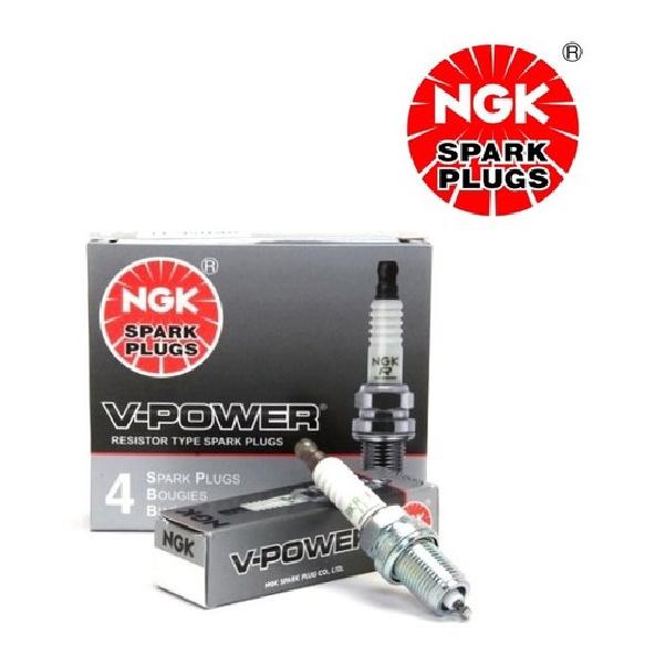 V-POWER Copper Spark Plugs ZFR5E11 4435 Set of 4