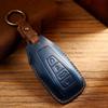 Genuine Leather Car Key Cover for Geely Models - Handmade Protection.