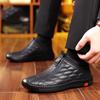 Men's Shoes Autumn and Winter New Velvet Men's Leather Shoes Warm Fashion Trendy Outdoor Leisure One-pedal Cotton Shoes