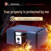 Shield Fireproof Waterproof Portable Key Lock Safe Box