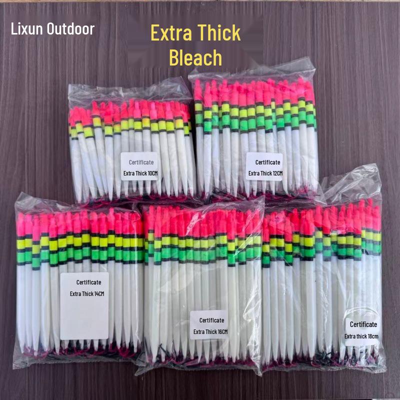 

Надтовстий нейлоновий пластиковий поплавок для риболовлі - Великий круглоголовий снасті Extra Thick Float 10cm (50 pcs)