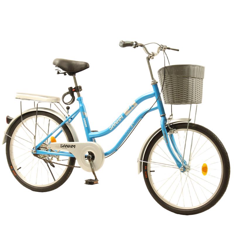 22-inch Unisex Bicycle for Commuting and Student Use - Lightweight, Medium and Large Sizes, Suitable for Cycling