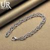 925 Sterling Silver Roman Numeral 0-shaped Bracelet Fashionable Wedding Jewelry