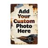Custom Personal Photo Tin Sign DIY Metal Wall Decor 8x12 Inch Birthday Gift