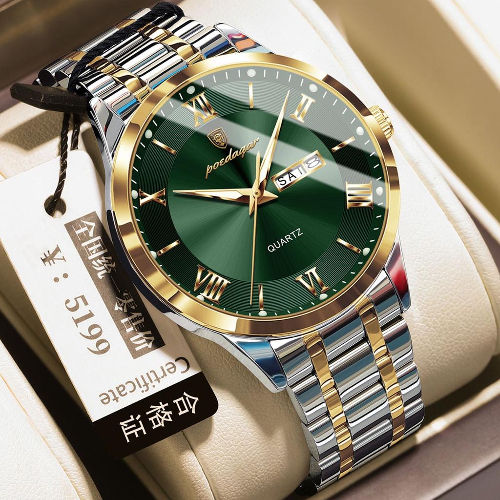 Ultra-Thin Men'S Watch Waterproof Luminous Calendar Watch