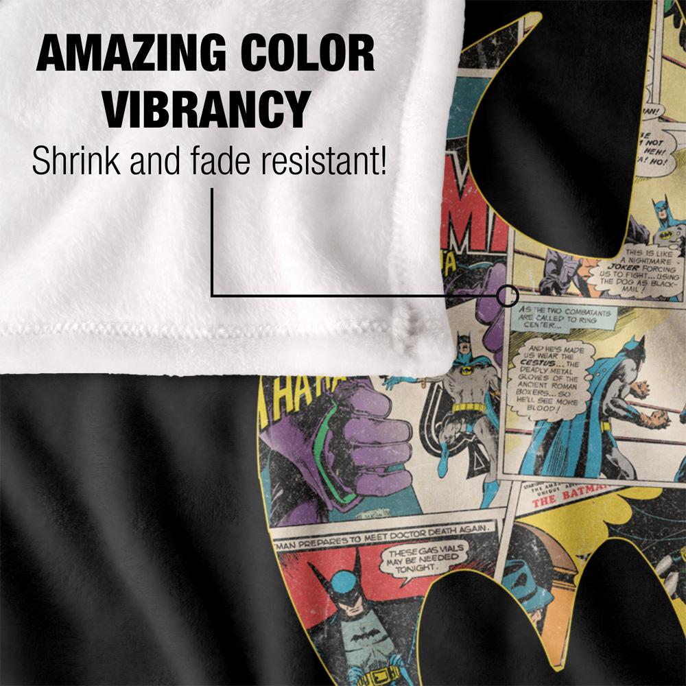 Batman Comic Strip 80th Blanket