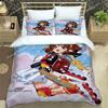 Card Captor Sakura Bedding Set 3d Printing Anime Girl Duvet Cover Decoration For Children's Room Queen King Size