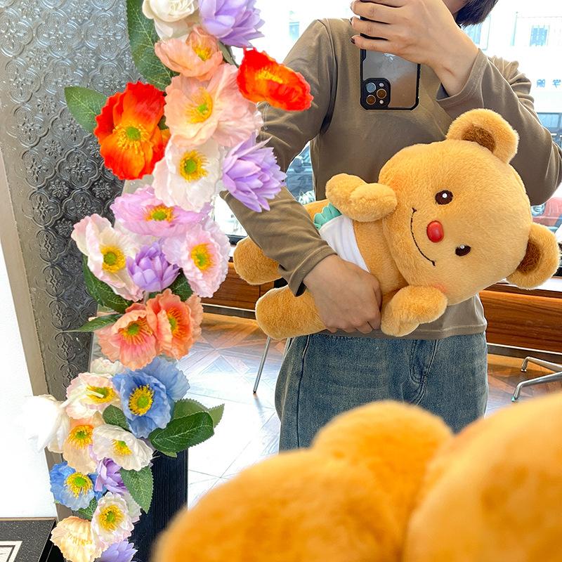 Thai Butter Bear Saliva Pad Plush Doll Cute Doll Of The Same Style For Girls