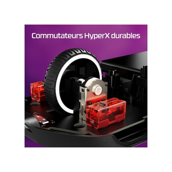 Souris Sans Fil - HyperX - Pulsefire Haste 2 - 26000 DPI - 6 Boutons - Rétroéclairage RGB