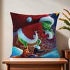 The Cartoon G-Grinch-H Cute Cushion Cover For Pillow Printing Sofa Decoration Home Car Room Coffee Shop Office Nordic Simplicity