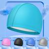 Unisex Swim Cap Long Short Hair Solid Color Swim Cap