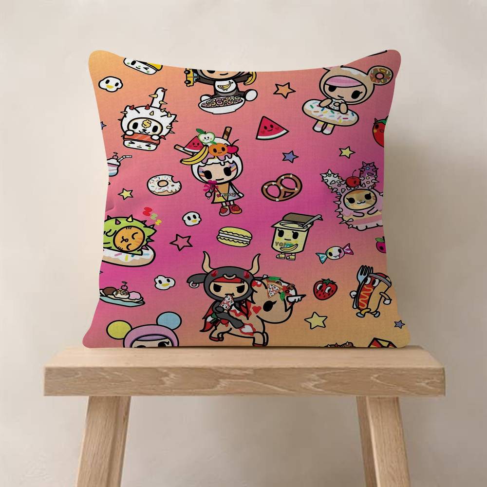 Cartoon Art Kawaii TownTokidokiinside Pillow Anime Pillow Sofa Bed Head Pillow Cover Cushion Cover Fashion