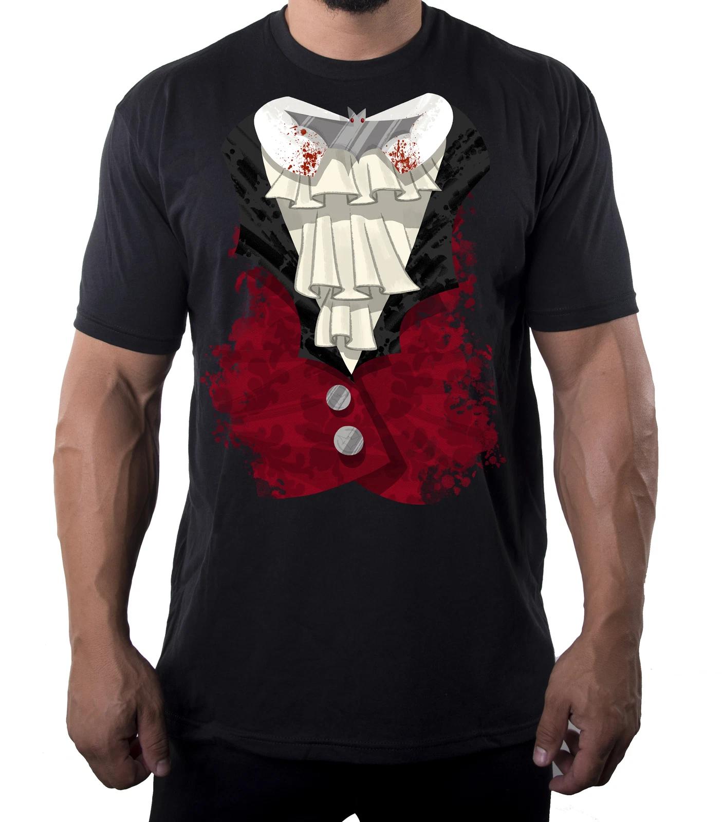 Vampire Costume T-Shirt, Men s Graphic Tees, Funny Halloween Men s Shirts! 2XL