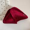 Autumn and Winter Retro Flannel Triangle Grip Clip High-end Sense of The Back of The Head Female Hairpin Banana Clip Large