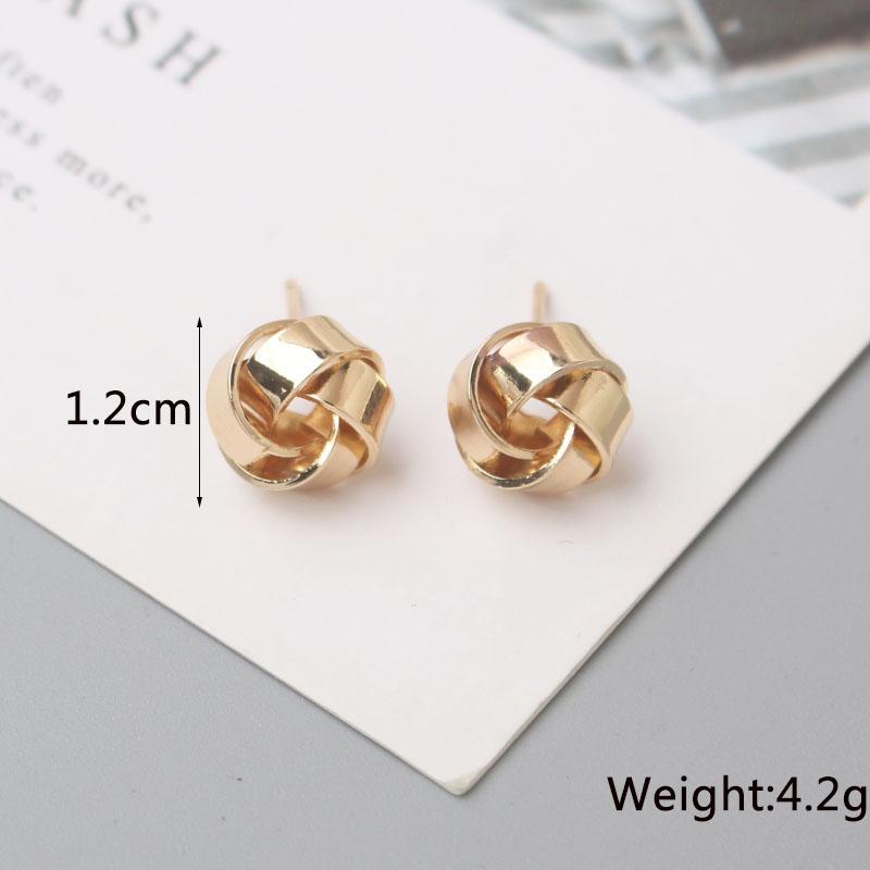 Boucles d'oreilles pendantes torsadées en métal pour femmes, couleur or, alliage enveloppé, déclaration géométrique irrégulière, oreille féminine, zircon, pendientes mujer