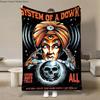 8 Size Heavy-Metal-Band Flannel Blanket Throw Blanket Tourist Blanket Fashion Sofa Blankets Nap blankets for beds Kid Adult Gift