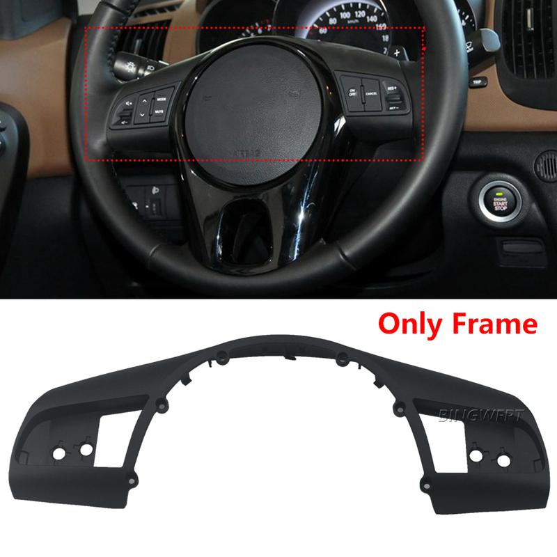 New Steering Wheel Buttons Trim Cover Cruise Switch Frame For Kia Forte Shuma Cerato Koup 2008 2009 2010 2011 2012