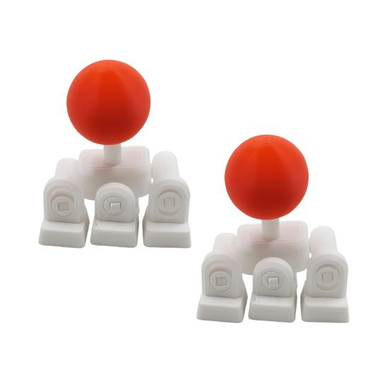 Vintage Game Joystick Keycap 3D Printed Novelty Mechanical Keyboard Keycap 4-Key Linkage Mini Fighting Controller Button Attachment for Gamer