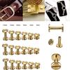 5 buc. șurub, buton, șurub, alamă, unghii, 4-15 mm, pentru bricolaj, curea de modă, geantă din piele.