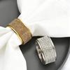 Creative Rhinestone Napkin Ring: Stylish Holder for Weddings & Restaurants