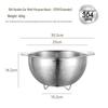 Handun Square Stainless Steel Kitchen Drain Basket