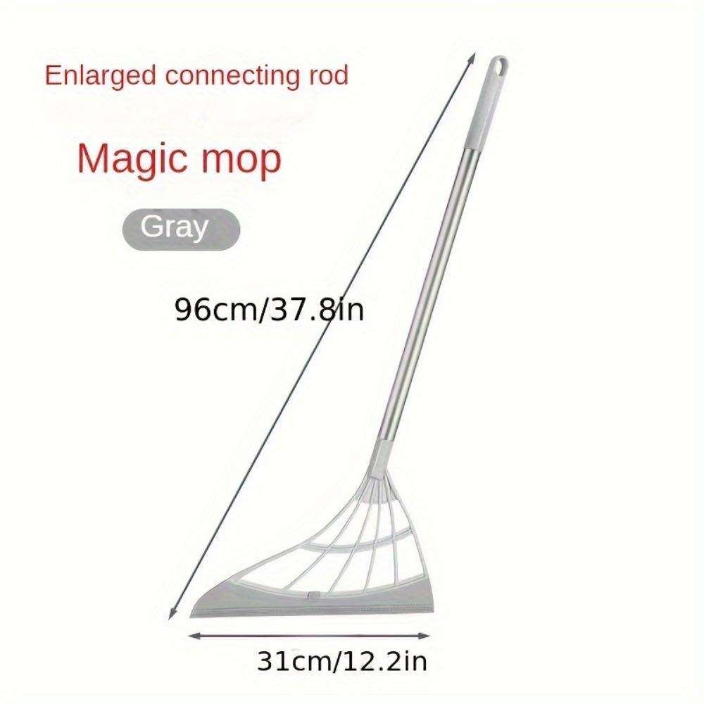1pc All-Surface Silicone Broom, Squeegee, Pet Hair Remover - Smart Broom for Indoor Cleaning - Cleans Glass, Fine Dust, Hair, Liquid
