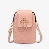 A new autumn and winter mobile phone bag woven swan decorative bag cover type single shoulder oblique span small bag