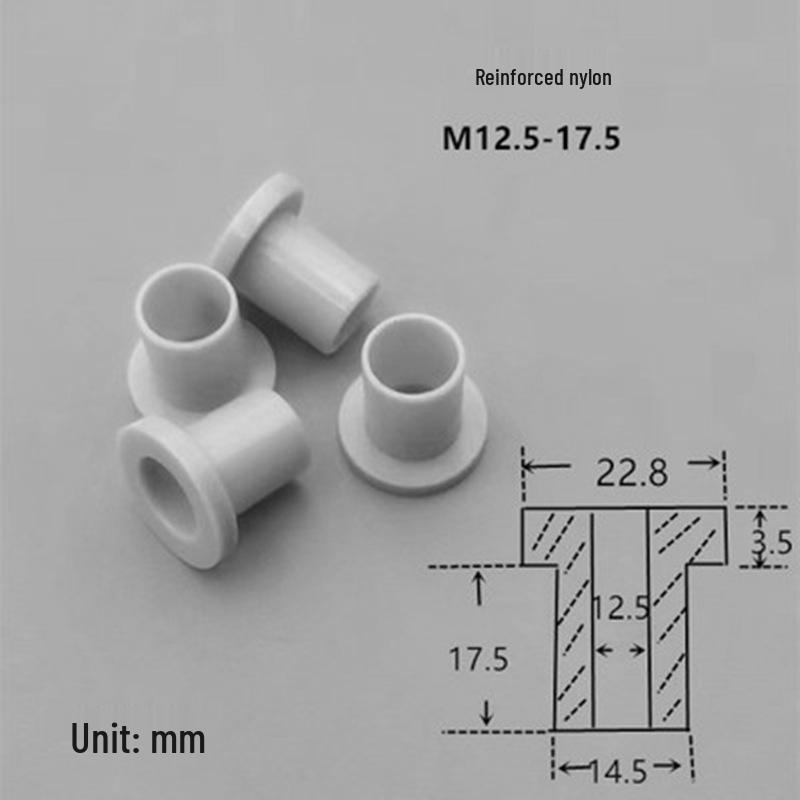 Nylon Wear-Resistant Insulating Step Washer Bolt Liner - Male-Female Screw Bushing