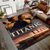 1pc Titanic1 Design Printed Area Rug Carpet for Bedroom Living Room Home Decor Rugs Mat Non Slip Mat Rug for Bedside