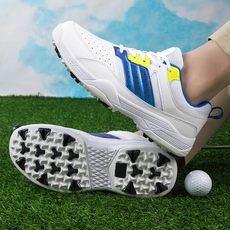 2025 Couples Golf Shoes Lightweight Men's Sports Shoes Breathable Waterproof Anti-slip Golf Sneakers Man Outdoor Walking Shoes