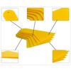 Triangular Yellow Plastic Scraper for Car Film & Sticker Application