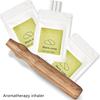 Inhalateur d'Aromathérapie pour Huiles Essentielles Inhalateur Stick en Bois Diffuseur Personnel pour Huiles Essentielles avec Tiges en Fibre