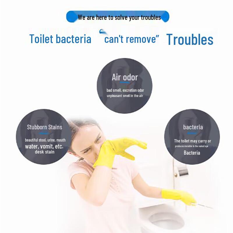 JINGRUIXIANG Powerful Antibacterial Toilet Cleaner Liquid