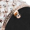 Iron Crystal Jewelry Box Electroplated Gold Jewelry Organizer Box  Women Jewelry Storage