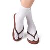 3 Paar=S Zehentrenner Socken Damen Herren Schweißresistent Rutschfest Geteilte Separate Tabi Zehen Socken Faser Deodorierend Lange Socken Einfarbige Schuh Socken