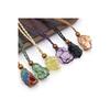Natural Handcrafted Geometric Crystal Pendant Necklace With Energy Gemstones For Style