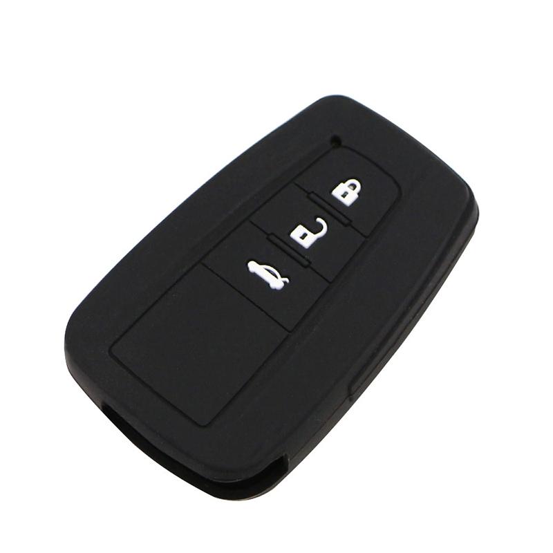 My Good Car Silicone Remote Car Keychain Key Cover Case Fit for Toyota Camry CHR C-HR Prius Corolla RAV4 Prado