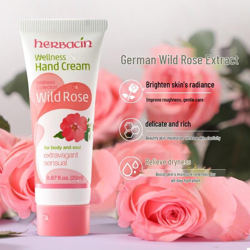 Herbacin Chamomile & Rose Hand Cream 4-Piece Set