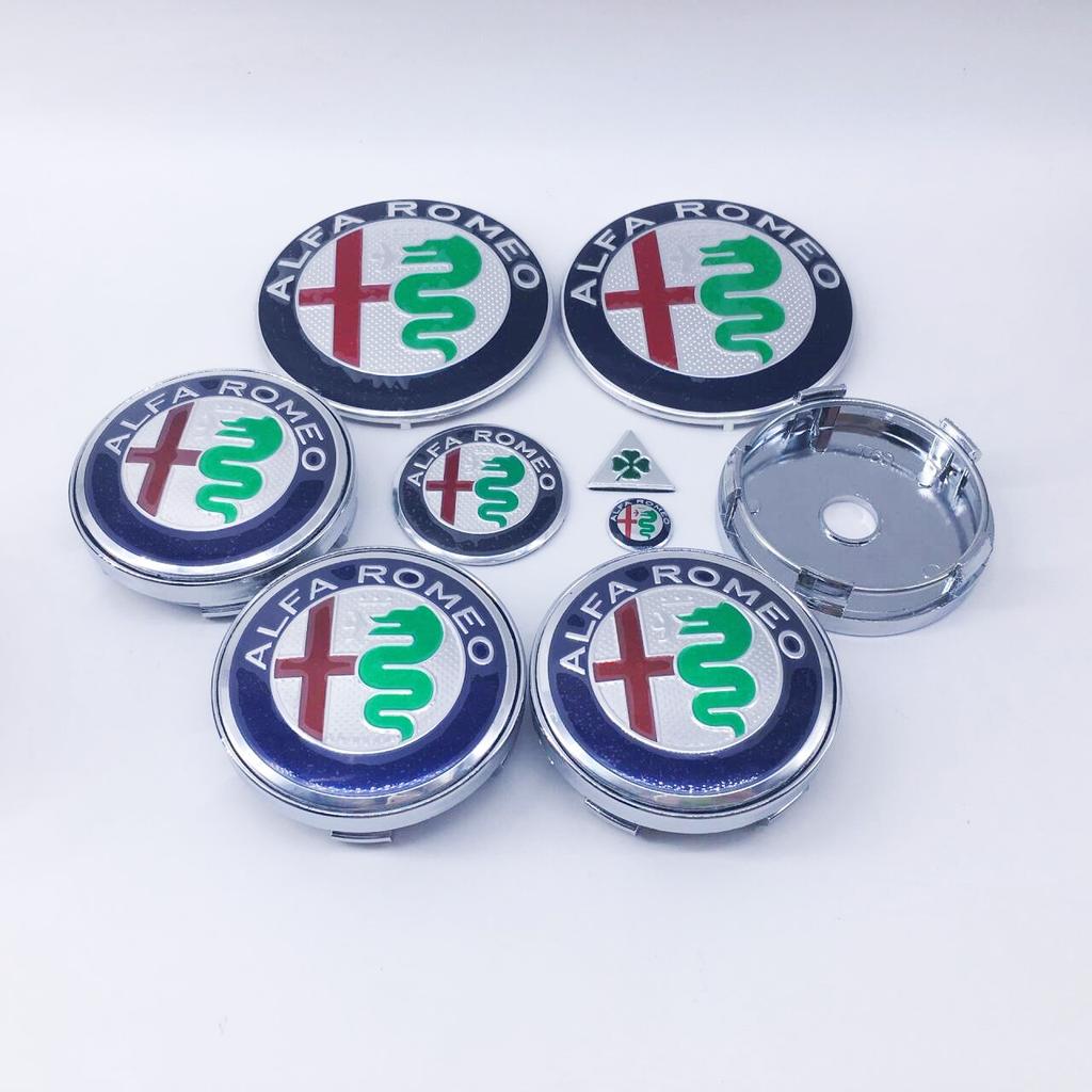 1 Set 9 Stück 14mm 15mm 40mm 60mm 74mm für Alfa Romeo GT 159 147 156 166 Aufkleber Modifikation Radnabenkappe Kappe Dekoration